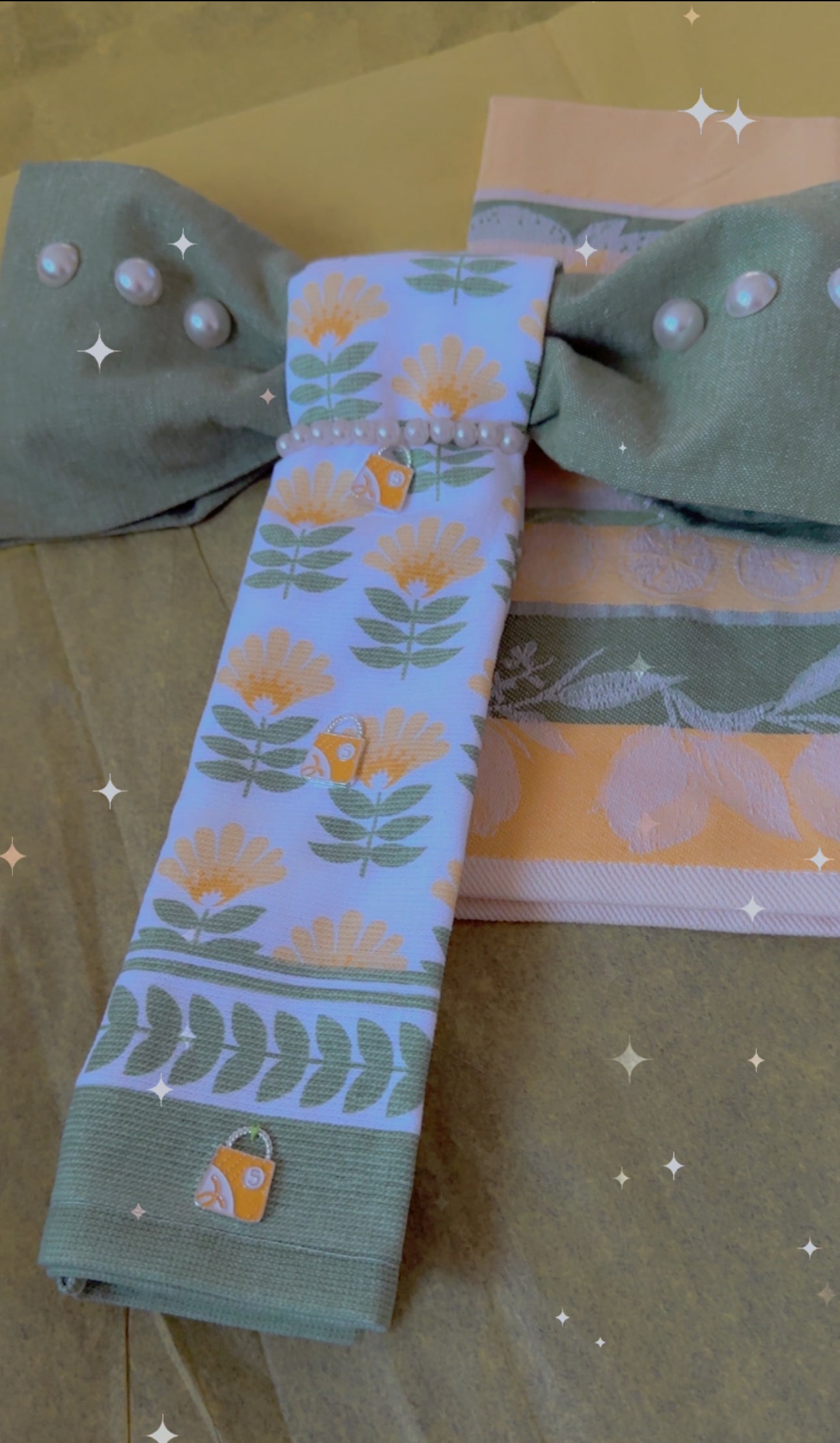 Designer kitchen Towels 2 Piece Set